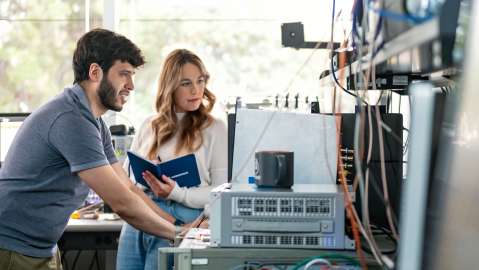 Data scientists at work